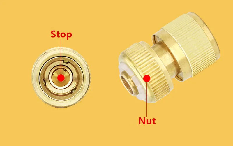 Концевой соединитель для шланга 1/2 дюйма 3/4 Женский фоторазъем с автоматической