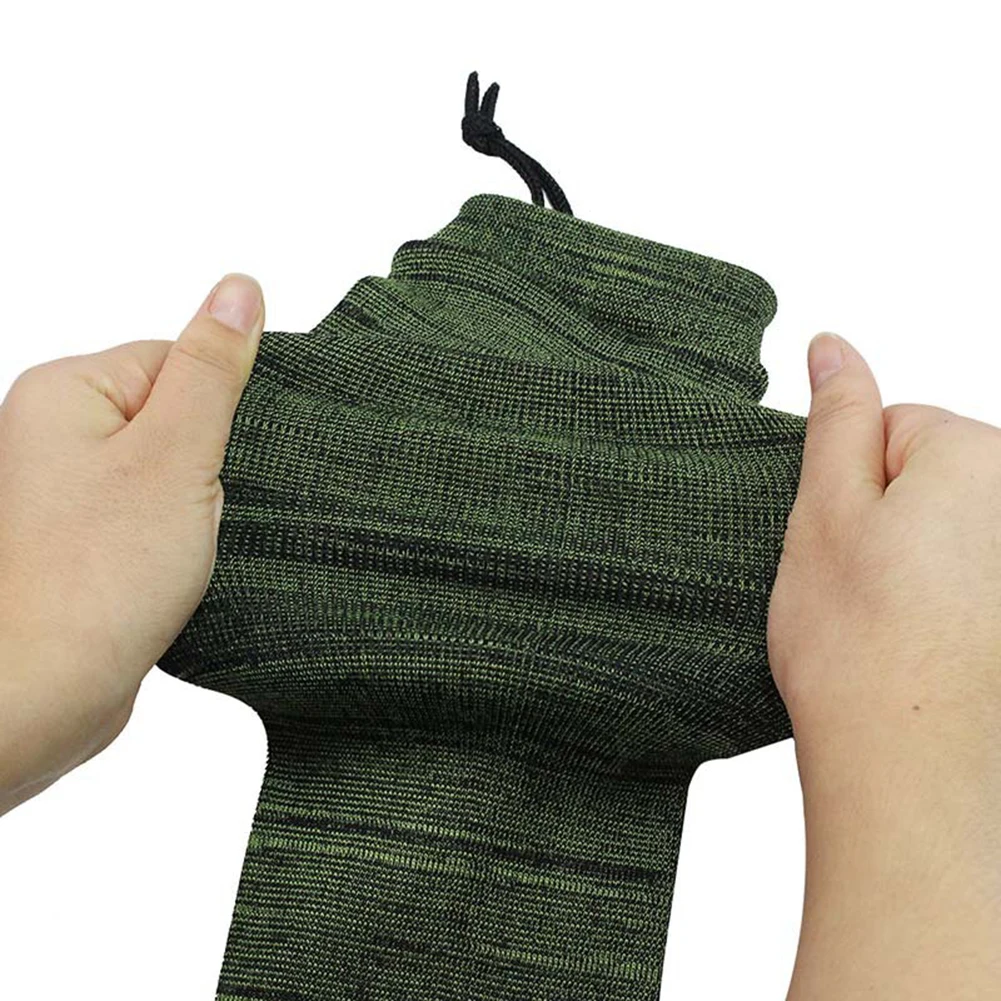 Moistureproof Storage Sleeve Case Knitting Hunting Gun Protector Cover Dustproof Socks Outdoor Rifle Equipment | Спорт и развлечения