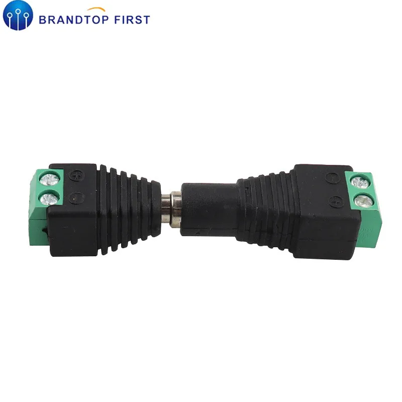 5 мм x 2 1 Женский Мужской DC Мощность штепсельной вилки|Соединители| |