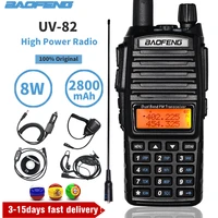 real 5w8w baofeng uv 82 walkie talkie uv 82 dual band fm transceiver uv82 powerful hunting ham cb radio station 10km intercom