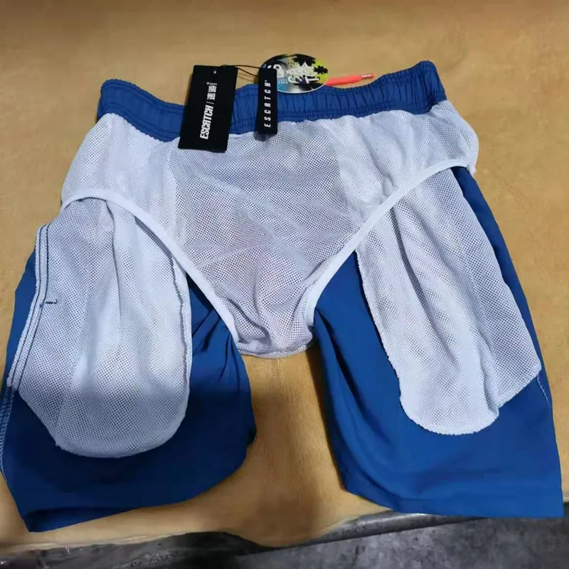 

Fitness Jogging Sports Brands Seaside Vacation Beach Shorts Men Surf Swimming Trunks Shorts Men Quick Dry Casual Summer Style Sh