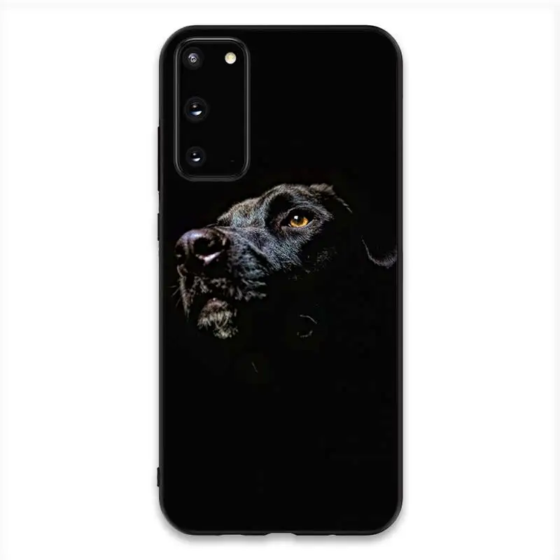 HTXian черный такса Doberman собака лицо роскошный уникальный чехол для телефона Samsung S20