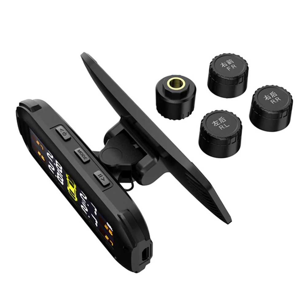 

Wireless TPMS Solar Power Trailer Pressure Temperature Tire Pressure Monitoring System for Car RV Truck Motorhome Travel