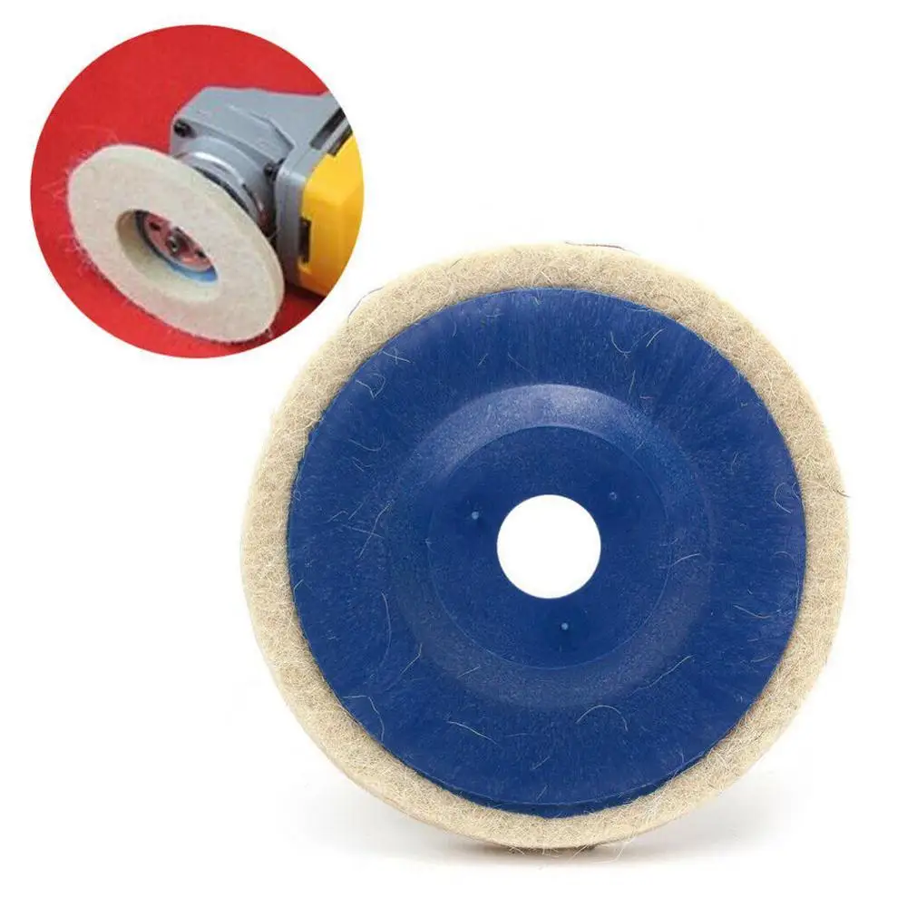 

Inch Wool Polishing Pads Buffing Angle Grinder Wheel Abrasive 100mm Set Useful Disc Tools Pad Polishing Felt