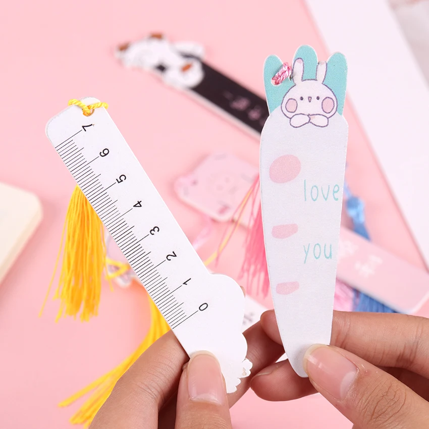 Креативная деревянная книжная линейка 1 шт. многофункциональные линейки для