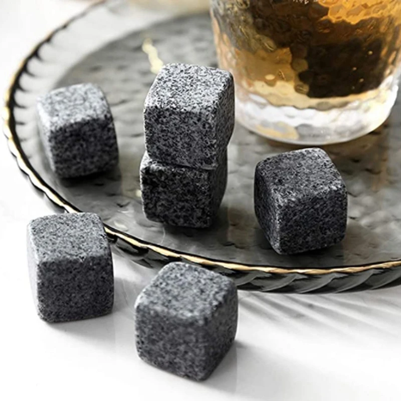 Whiskey Stone Gift Set Whisky Stones in Luxury Wooden Box Gifts for Men Keep Bourbon Chilled | Дом и сад