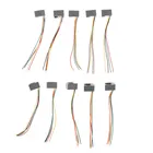 10 шт. 616E 4P4C RJ11 Женский телефонный соединитель Адаптер 4 провода 8 см