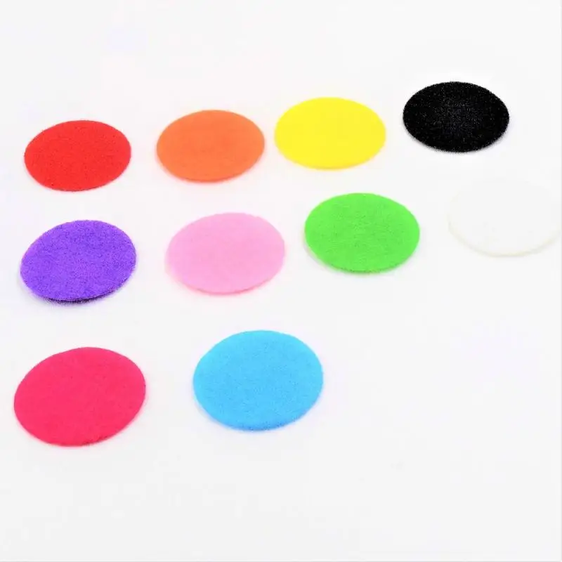 100Pcs/lot 30mm Color Round Felt Fabric Pads Accessory Patches Circle Flower Accessories | Дом и сад