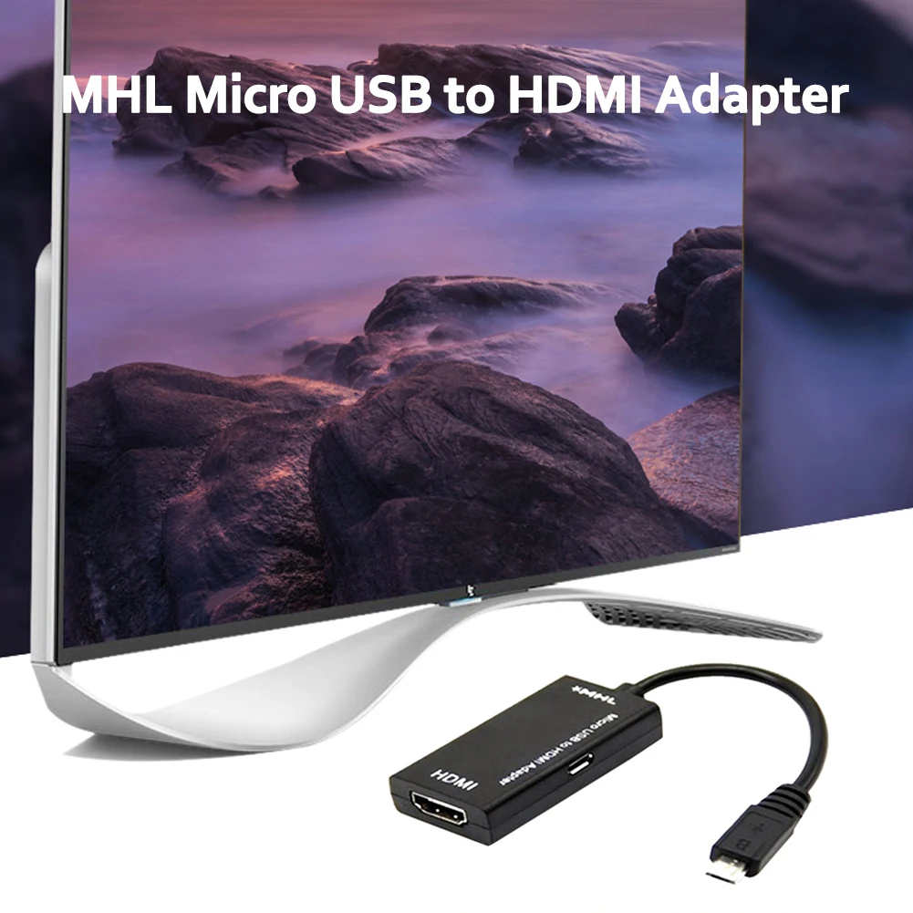 Кабель-адаптер Micro USB для ТВ-выхода HDTV MHL телефона или планшета ПК ноутбука