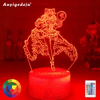 new 3d led night light league of legends hero ahri lore the nine tailed fox color changing usb or battery powered table lamp lol