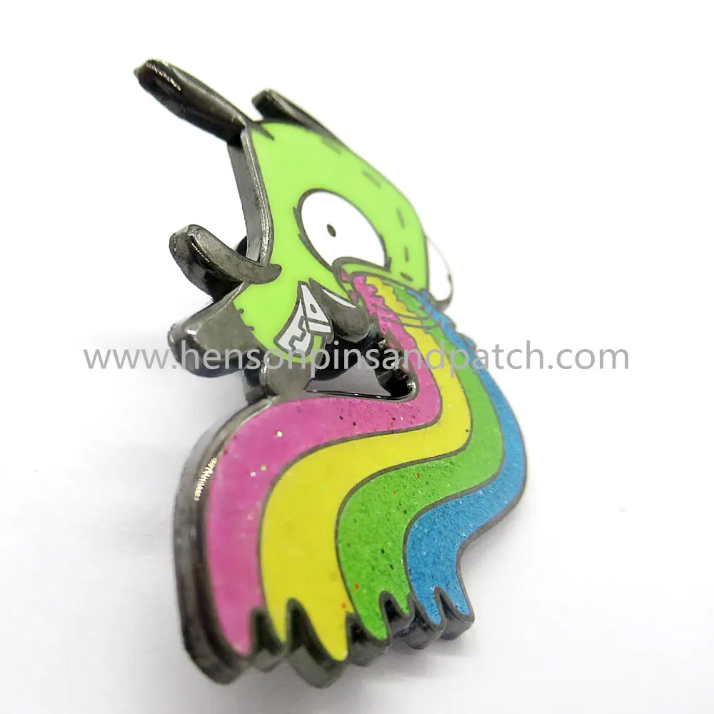 Розничный и в наличии металлический цинковый сплав жесткая Эмаль Пикачу