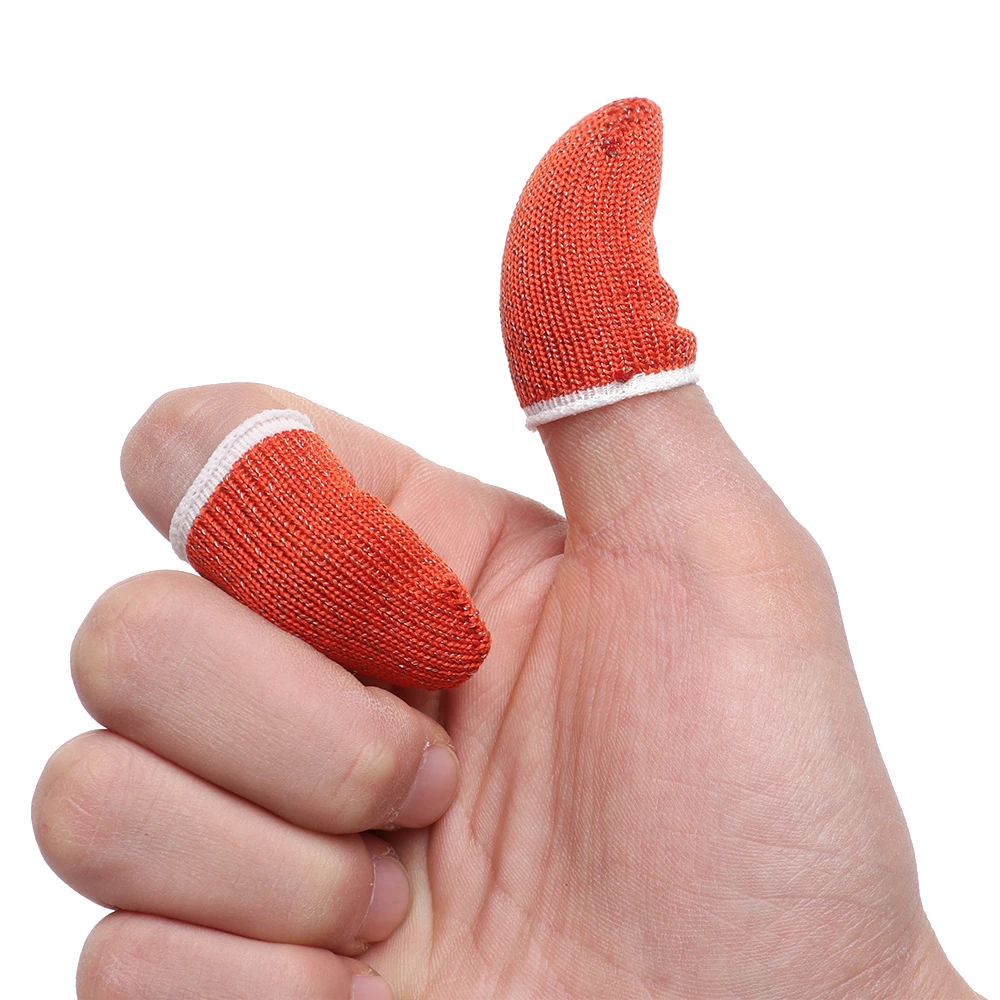 1 пара мобильных контроллеров для чувствительных игр на палец с защитой от пота