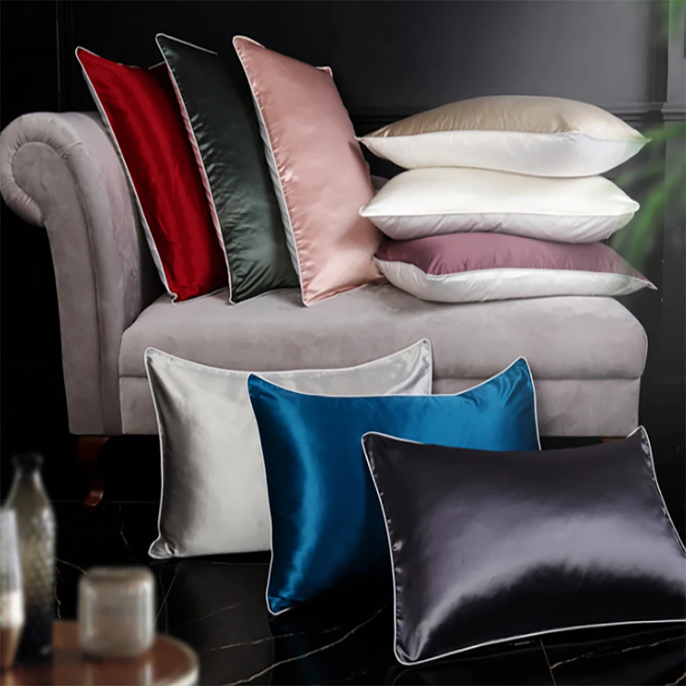 Чехол из натурального шелка для подушки 19 мм 100% натуральный шелк тутового