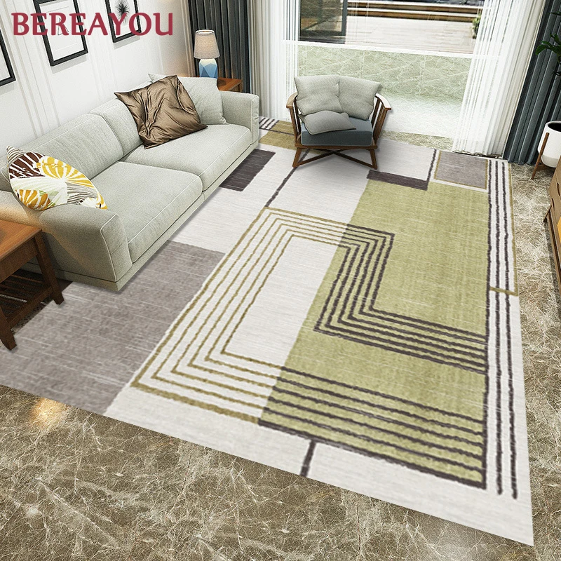 Европейские коврики роскошный ковер с геометрическим рисунком для гостиной