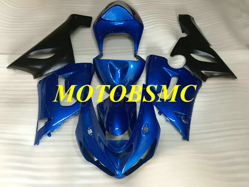 Комплект обтекателей для мотоцикла KAWASAKI Ninja ZX6R 636 05 06 ZX 6R 2005 2006 ABS синие и черные