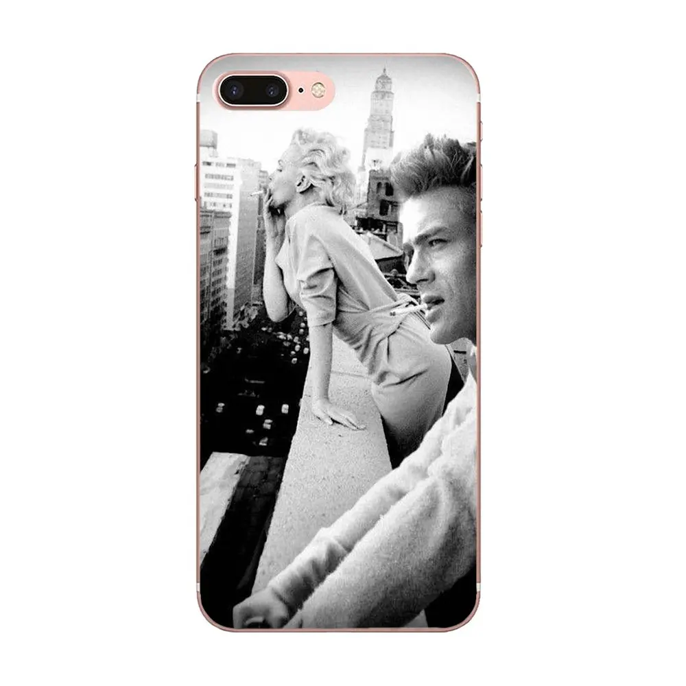 Marilyn Monroe Smoking For Samsung Galaxy A10 A20 A20E A3 A40 A5 A50 A7 J1 J3 J4 J5 J6 J7 2016 2017 2018 TPU Phone Capa | Мобильные