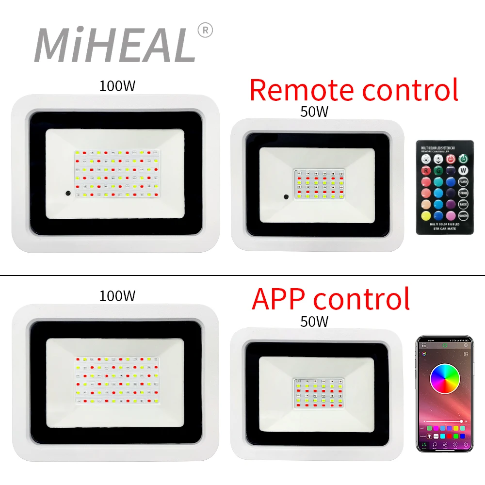 Светодиодный RGB-прожектор 50 Вт 100 IP68 220 В | Лампы и освещение