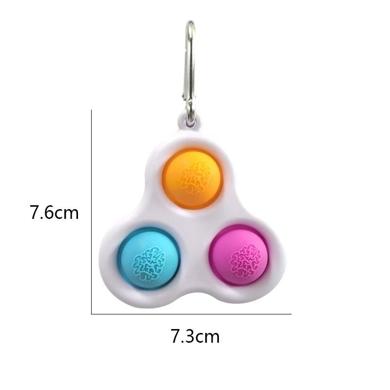 

Fidget Simple Dimple Pops It Brain Toy Stress Relief Hand Fidget Toys For Kids Adults Early Educational Autism Special Need Toys