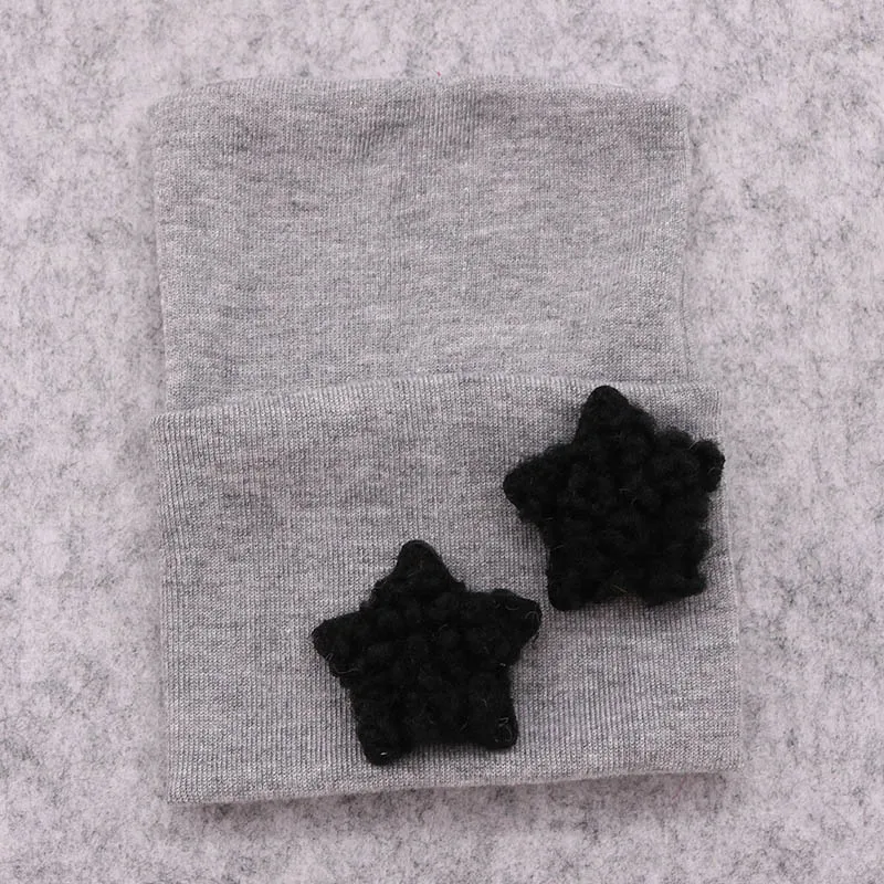 GZHilovingL шапка для новорожденных Вязаная хлопковая шапочка больницы милая звезда