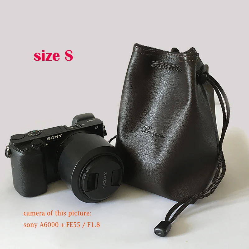 Сумка из искусственной кожи для камеры Sony A6000 A6100 A6300 A5100 A5000 A6400 A6500 A6600 A7 A7RII A7III A7RIV A9
