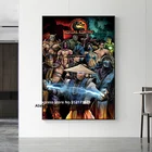 Декоративные картины Mortal Kombats для игр, ролевые плакаты, холст на стену высокой четкости, холст, плакат, игровая комната, домашний декор