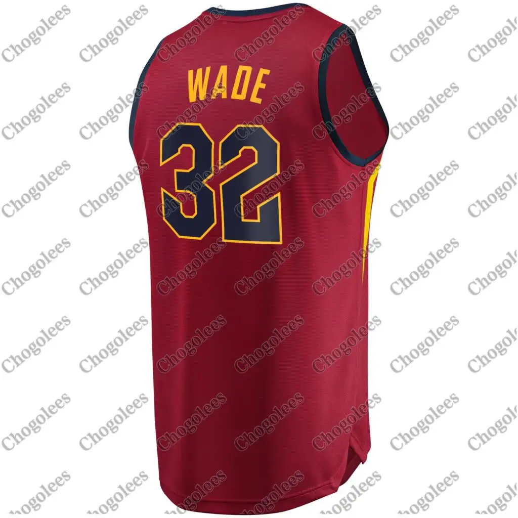 

Men Basketball Jersey Dean Wade Cleveland Branded Fast Break Jersey Icon Edition Wine