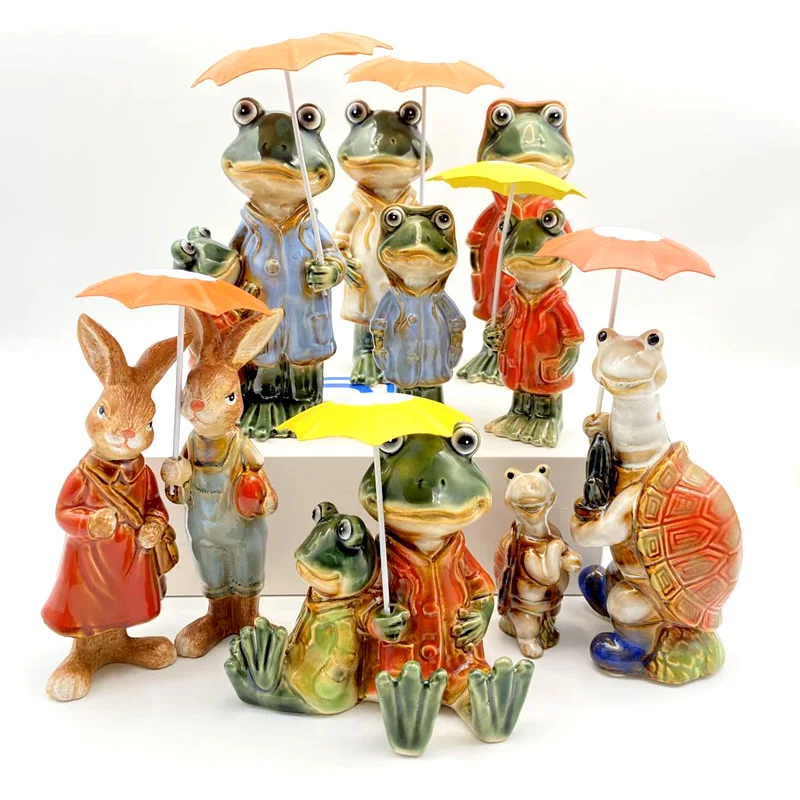 

American Style Rustic Home Decor Ceramic Frog Home And Garden Decoration Fashion Home Decoration Modern Room Decoration For Home