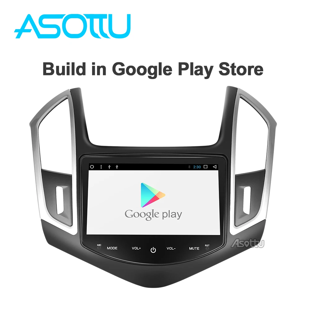 Asottu android 9 0 автомобильный dvd gps плеер для Chevrolet Cruze 2013 2014 2015 с автомобильным Радио