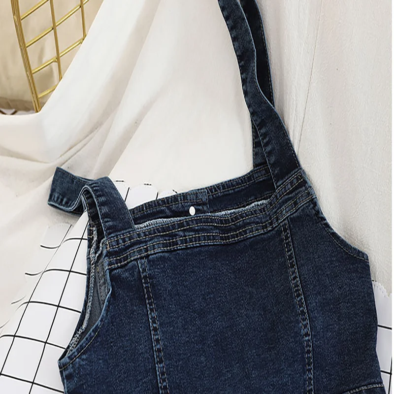 Gagarich женское платье модное джинсовое на бретелях без рукавов с пуговицами