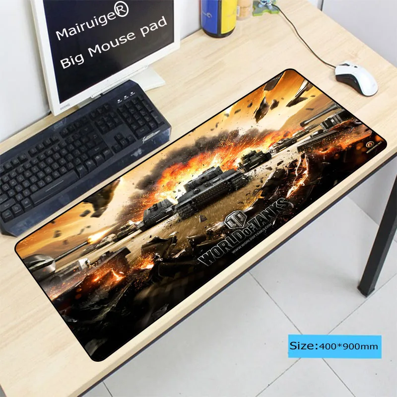 Laumans900 * 400*3 мм World of Tanks игровой большой коврик для компьютерной мыши ноутбук