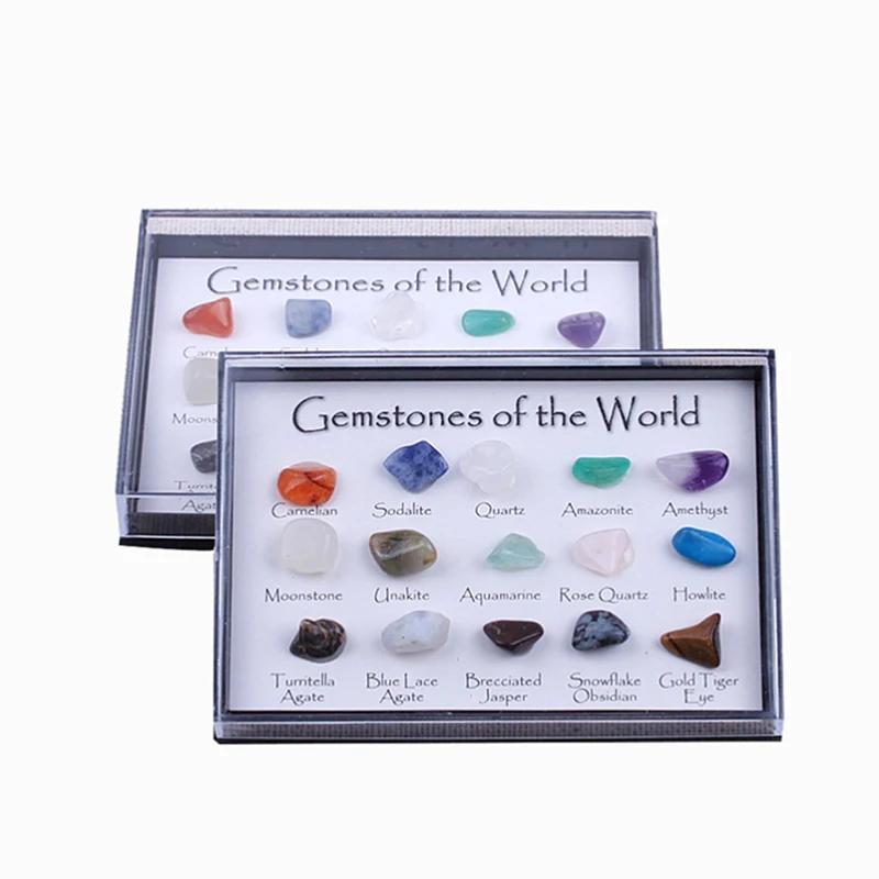 

1Box Gift Raw Gemstones Collectible Samples Home Decoration Ore Mineral Specimen