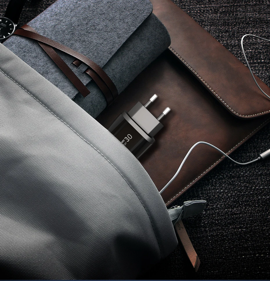 18 Вт USB зарядное устройство для iphone xiaomi huawei 5V 3.0A 3USB порт USB быстрая зарядка адаптер ЕС США usb зарядное устройство защита от перегрузки