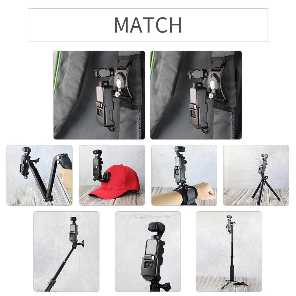 Держатель кронштейна с 1/4 винтом для DJI Osmo Карманный Интерфейс камеры и экшн-камера Крепление для штатива селфи палка велосипеда