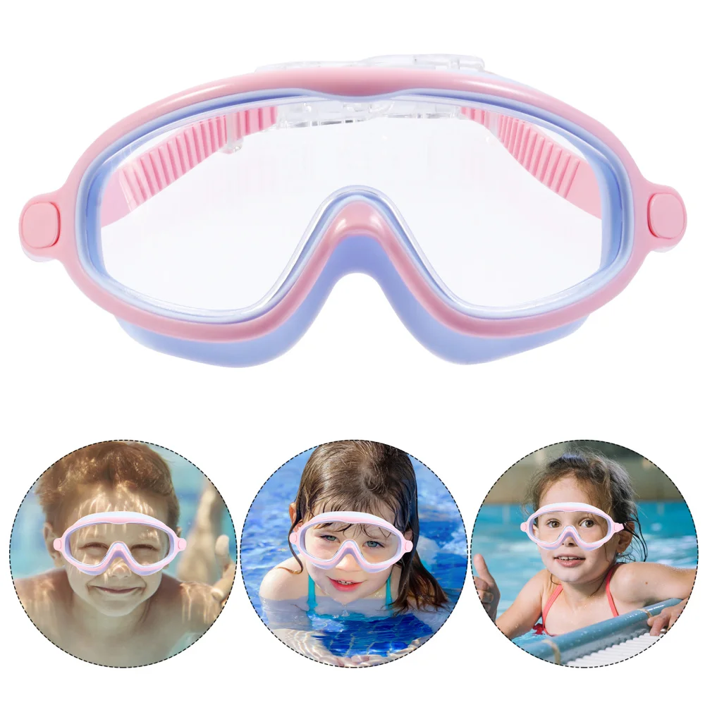 

1 Pc Wear-resistant Swimming Goggles Protective Children Anti-fog Goggles