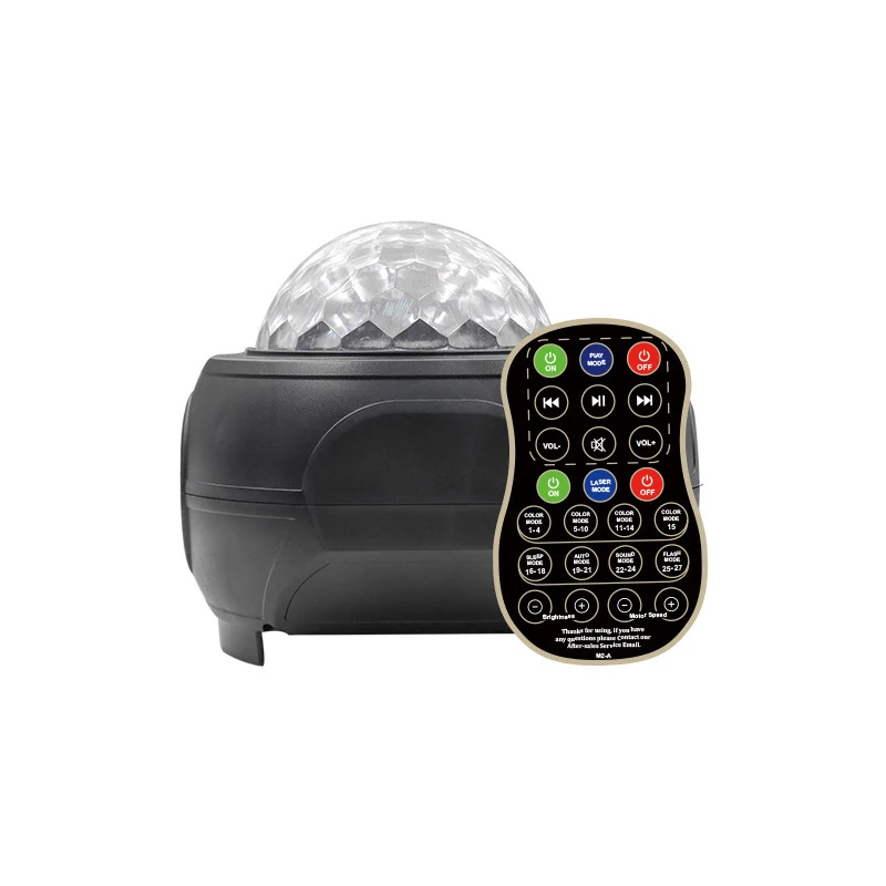 Colorful starry sky and Galaxy projector, Bluetooth, voice control, music player, LED night light, USB charging enlarge
