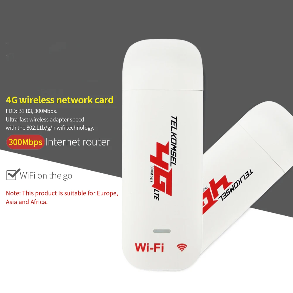 100Mbps B1 B3 UFI 4G LTE USB Modem Adapter FDD 3G Wi-Fi Wireless Router Universal SIM Wi Fi Hotspot for Window WiFi Network Card