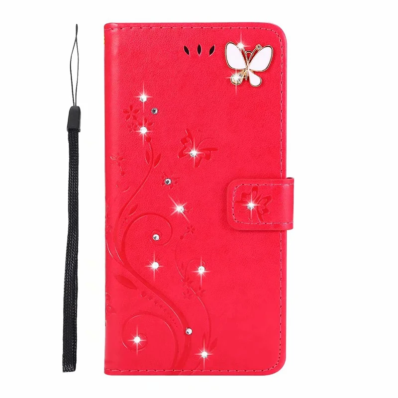 

Leather Phone Case For Huawei P20 P30 P40 Mate 20 Mate 30 Wallet Flip Diamond Shockproof Protective Case For Honor 10 20 P smart
