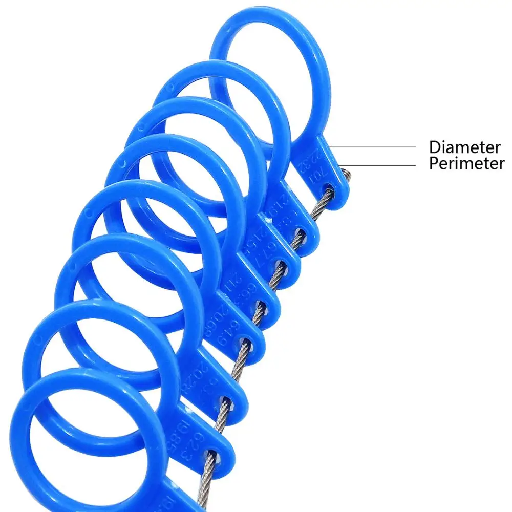 Набор колец размер пальца измерительный инструмент ювелирное изделие