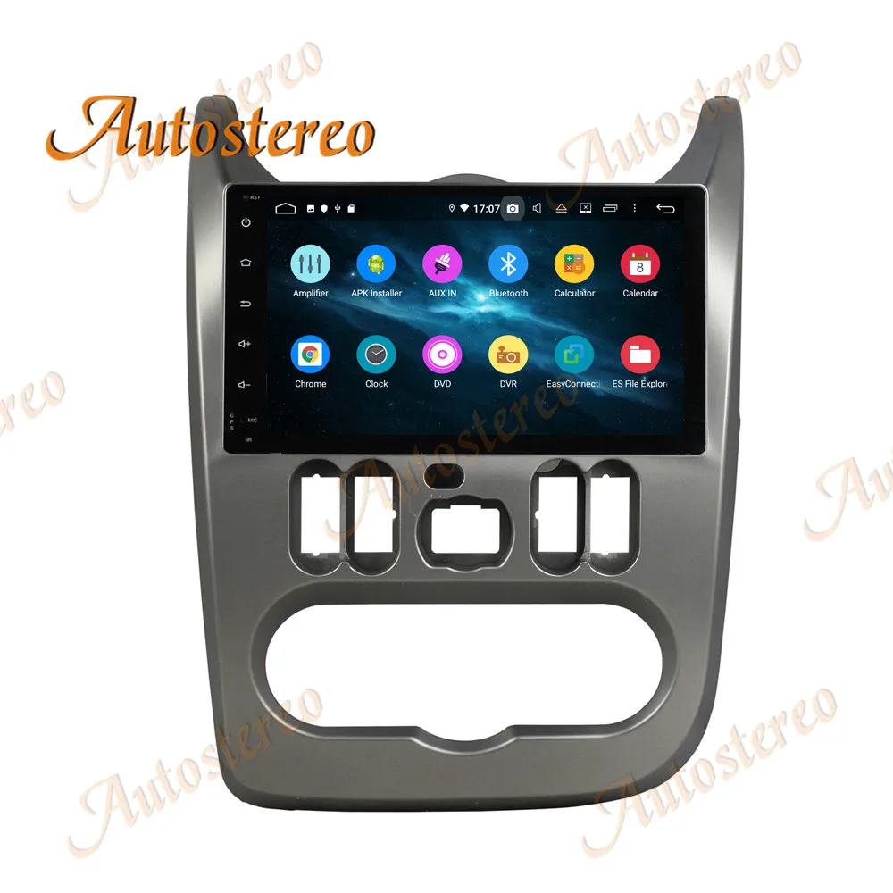 Автомобильный без DVD-плеера Android 9 8 Core GPS-навигация для Renault Duster 2015-2016 стерео
