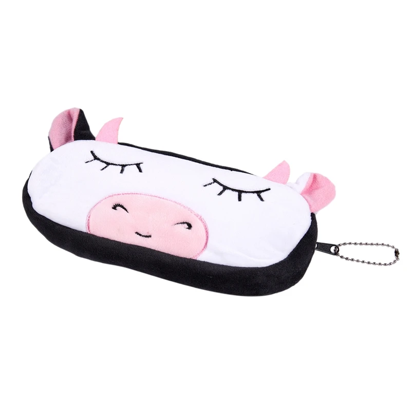 Детский мультяшный чехол для карандашей плюшевая большая сумка ручек косметичка