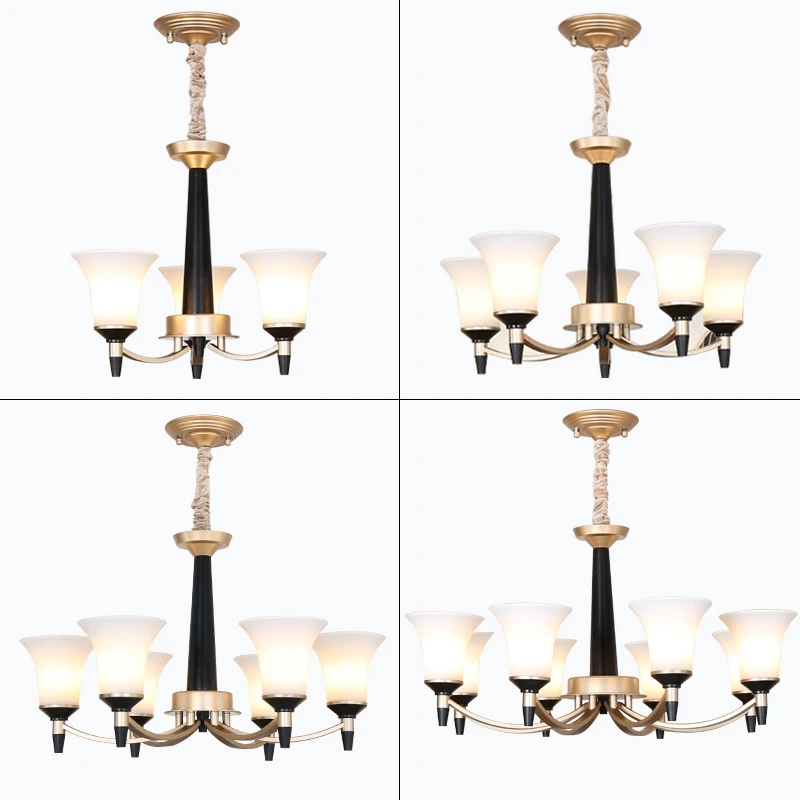 Американская люстра освещение гостиная лампа железные люстры потолочные