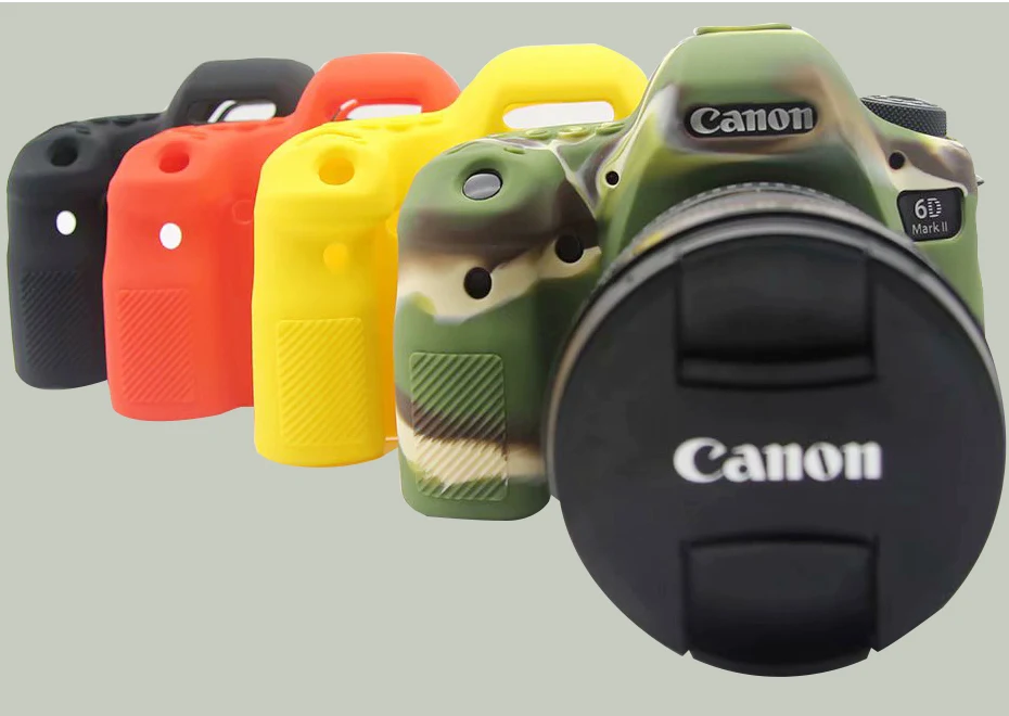 CAENBOO для Canon EOS 6D Mark II сумка для камеры Мягкий силиконовый резиновый защитный чехол для корпуса чехол для Canon EOS 6D Mark2 сумка