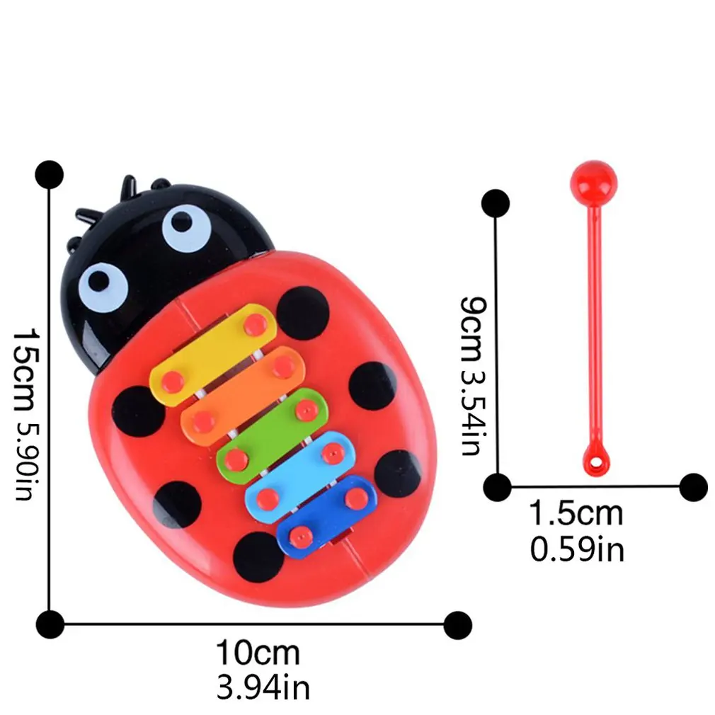 

4350 Baby Hand Knocking Musical Toys Insects Shape Early Learning Octopus Percussion Instrument Toys Scales Learning