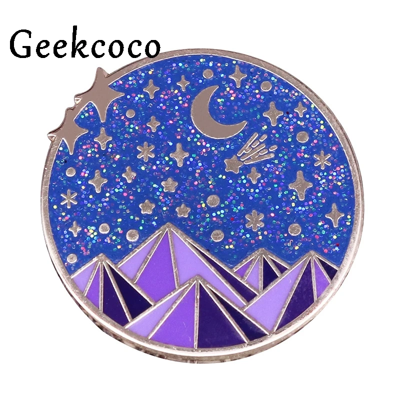 J1387 Geekcoco мультфильм металлическая брошь в виде замка воротник Rond Pin джинсы