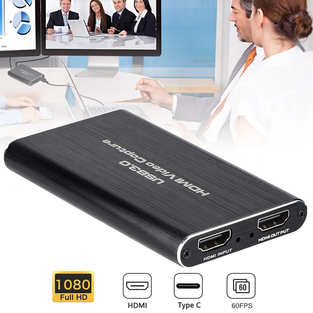 4K HDMI Game Capture Card USB 3.0 1080P HD Video TV Tuner Cards Apparaat Voor Streaming Live-uitzendingen Video-opname