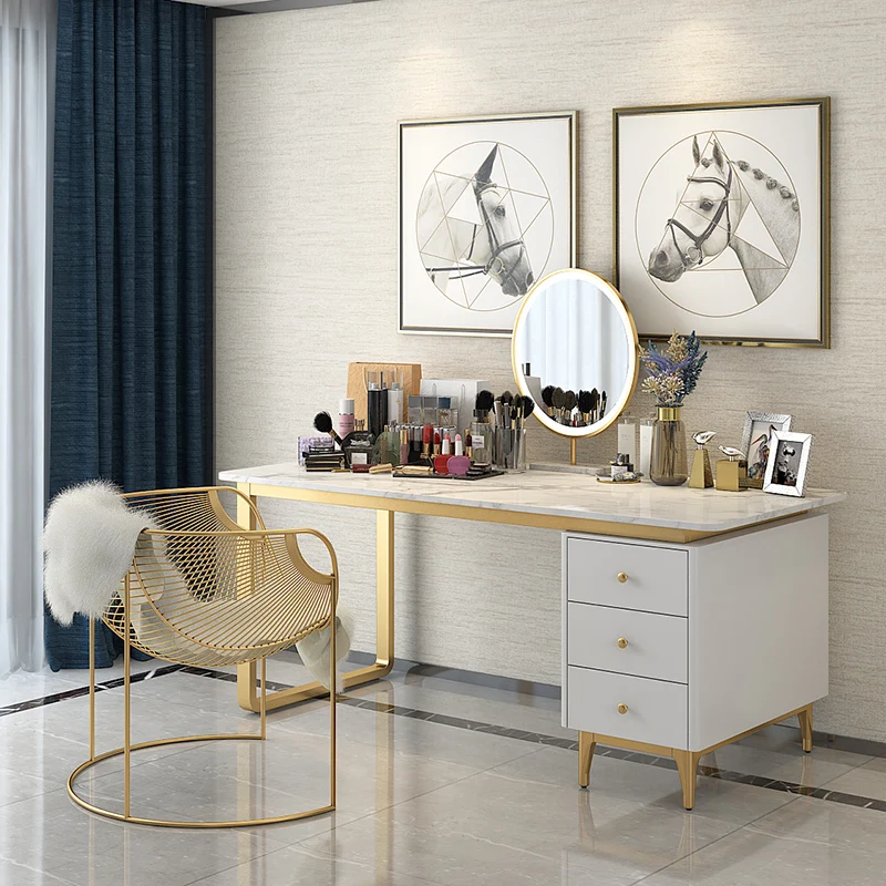 Скандинавский мраморный компьютерный стол письменный домашний простой