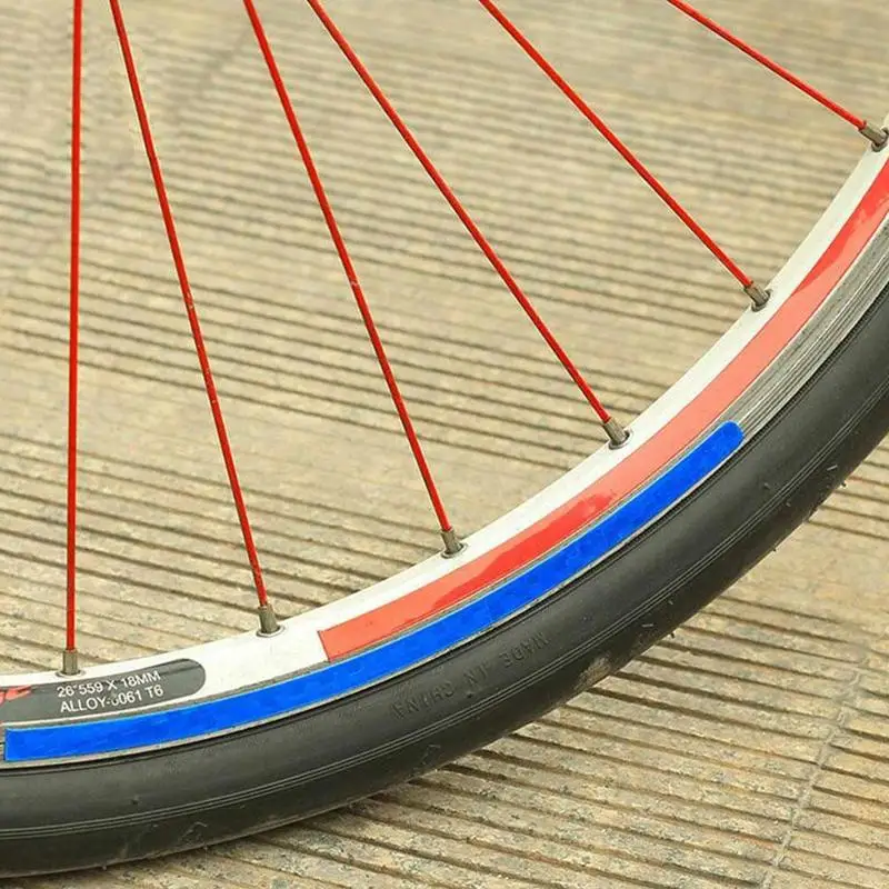 Светоотражающая лента флуоресцентная Mtb велосипед Mtb светоотражающие наклейки клейкая лента велосипедные Наклейки Аксессуары для велосипеда