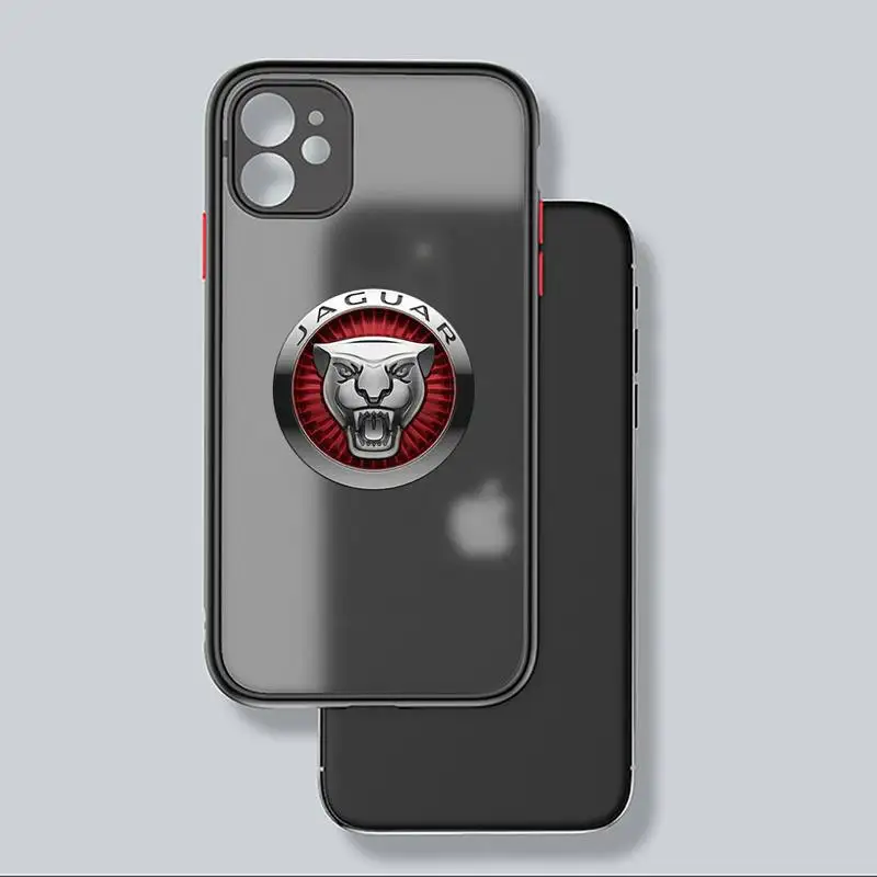 

Luxury Cool TIGER leopard sports car Phone Case Matte Transparent for iPhone 7 8 11 12 s mini pro X XS XR MAX Plus coque