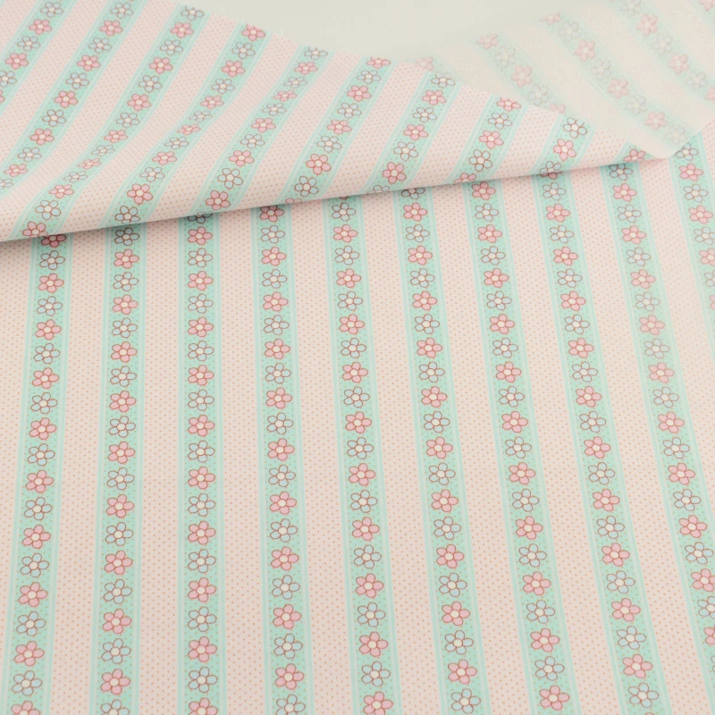 50x100cm Teramila Telas цветы Дизайн 50x100 см/шт лоскутное изделие из хлопчатобумажной ткани DIY одеяла домашний швейный материал ткань платье подушка для дома - Цвет: 50x100cm