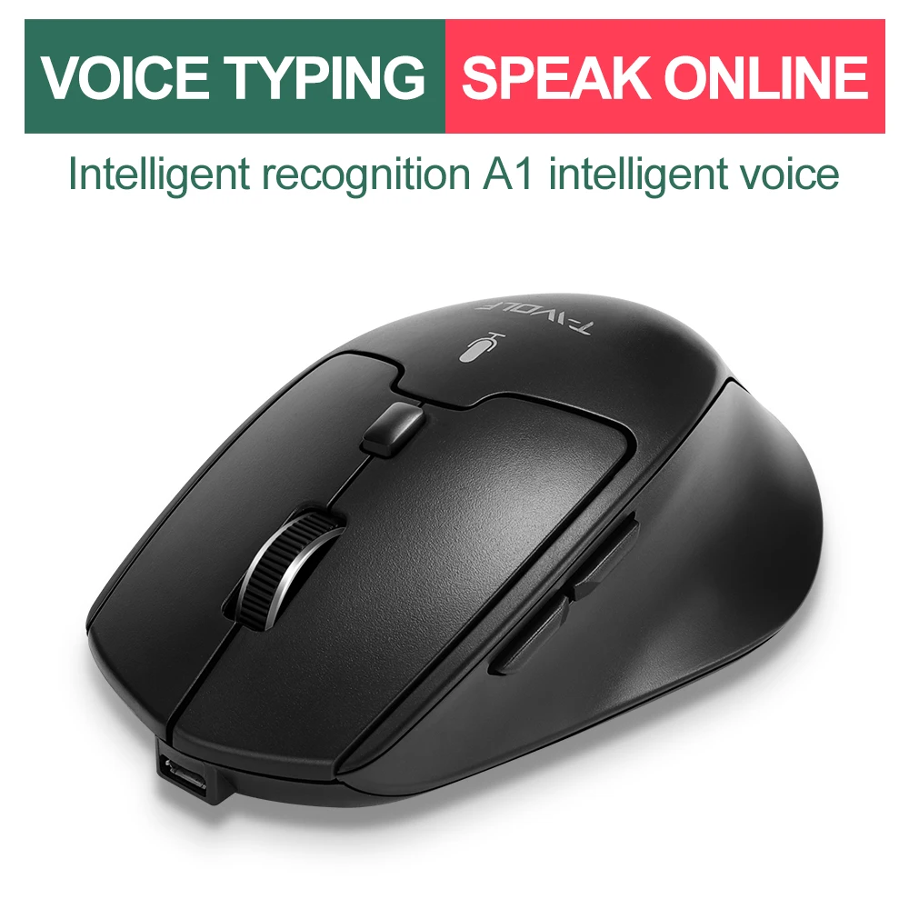 

AI Smart Voice Wireless Mouse Voice Translation Mouse Rechargeable Business Office Mouse Voice Control Speak Typing Mice